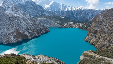 PhoksundoSee im Shey Phoksundo National Park, Ringmo, Nepal