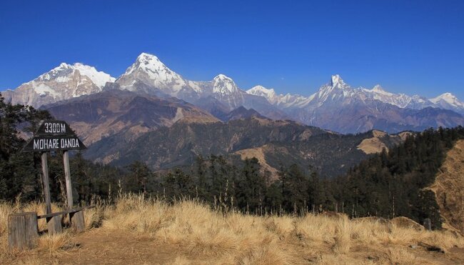 AnnapurnaPanorama von Mohare Danda