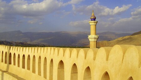 Nizwa_Fort_MinarettNizwa Fort Minarett