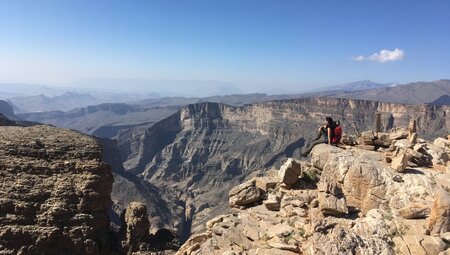 Ausblick vom Jebel Akhdar Gebirge