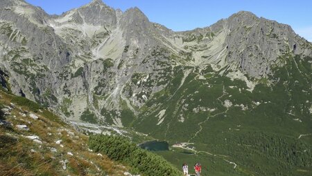 Wanderung zur Hütte Pri Zelenom