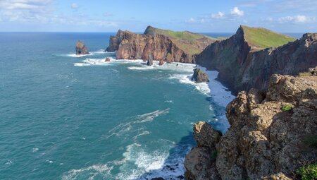 Aussichtspunkt Ponta do Rosto auf der Halbinsel São Lourenço