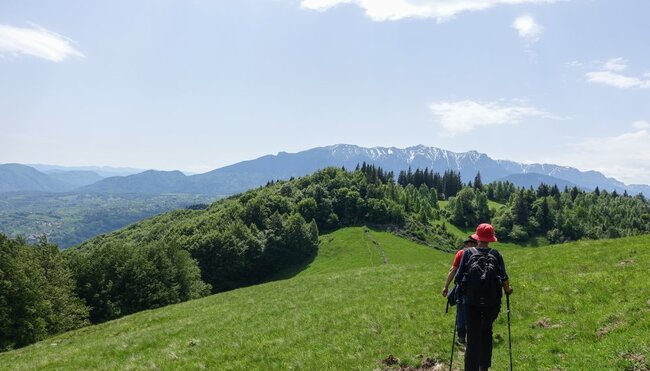 Wanderweg in den Kaparten zur Törzburg