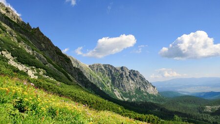 Sonnenschein in der Tatra
