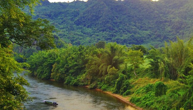 Unterwegs auf dem River Kwai