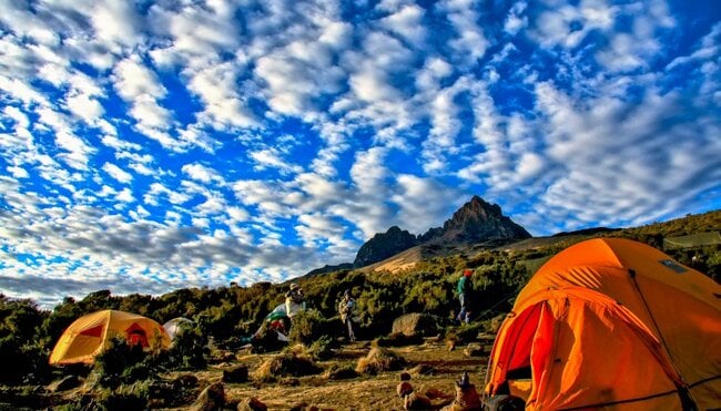 Zeltcamp am Kilimanjaro