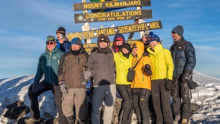 Gipfelerfolg am Uhuru Peak