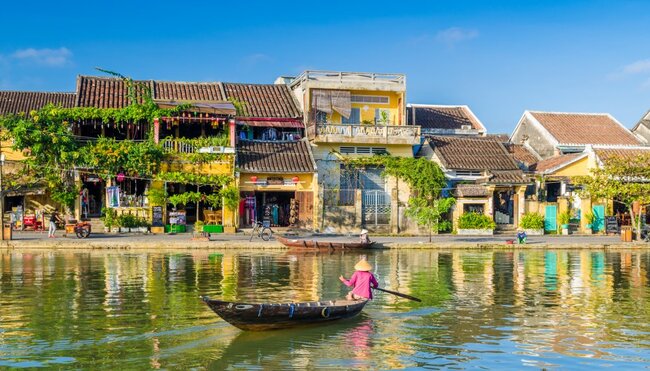Kanal in der Altstadt von Hoi An