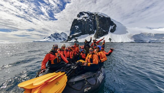 Crossing the Antarctic Circle (Ocean Victory) 