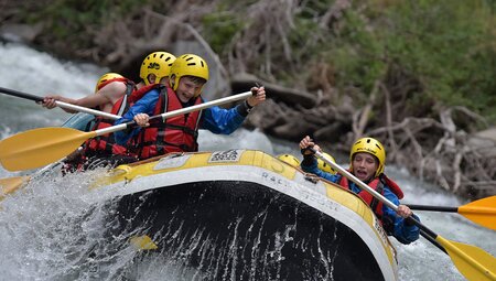White water rafting the Noguera River, Andorra