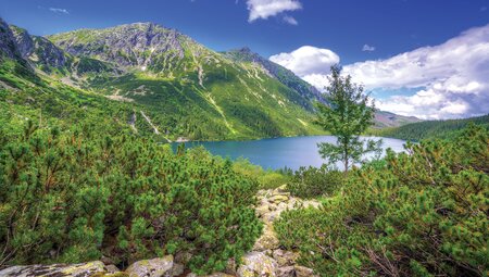 Eye of Sea lake, Tatra mountains, Poland
