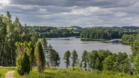 Intrepid Travel lithuania aukstaitija national park forest lake landscape