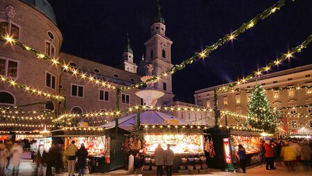 Austria Salzburg Christmas market