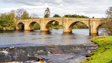 Chollerford bridge over the river North Tyne, England, United Kingdom