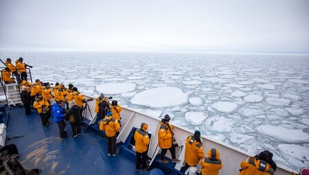 The Ocean Adventurer in Svalbard, Arctic