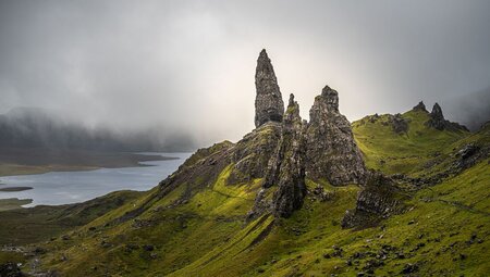 The Old Man of Storr on the Isle of Skye in the Scotland