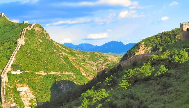 China great wall panorama