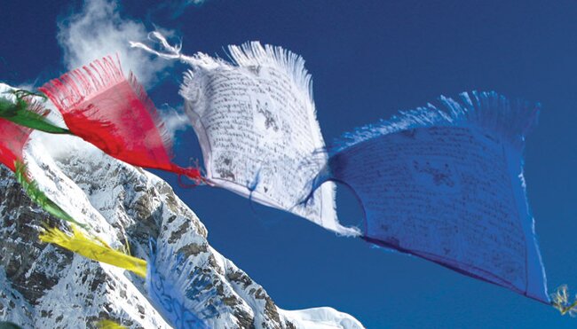 Nepalese prayer flags