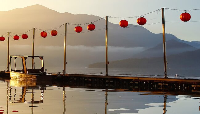 Taiwan Sun Moon Lake Sunrise