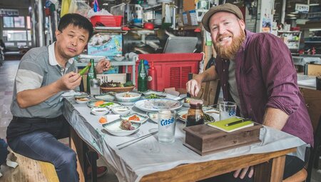 Eat at local restaurants in Seoul