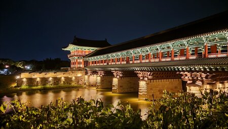 Classical architecture in rural South Korea