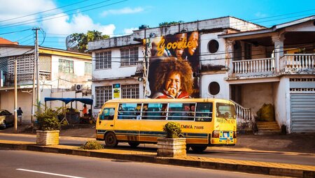 The streets of Freetown