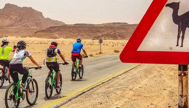 Cycle through Jordan with Intrepid travel