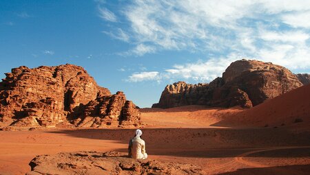 Take in the view at Wadi Rum, Jordan
