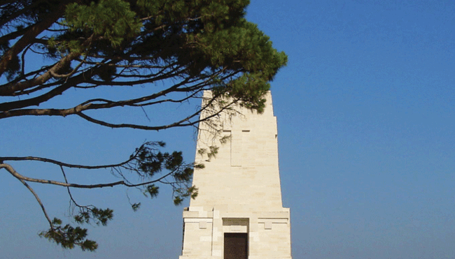 Lone pine cemetery in Gallipoli, Turkey