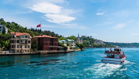 Cruise down the Bosphorus Strait, Turkey
