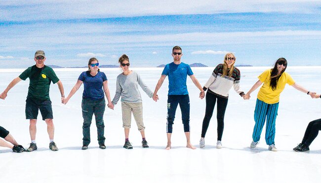 Intrepid Travel Bolivia Salar de Uyuni salt flats