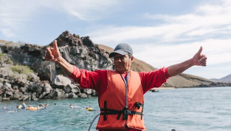 Active in the Galapagos Islands