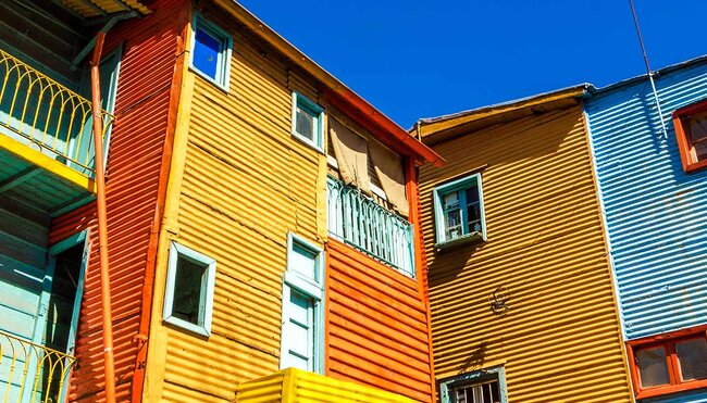 argentina buenos aires la boca colourful