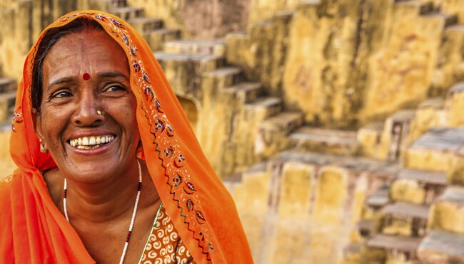 India, Jaipur, Woman
