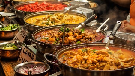 Traditional curries in India