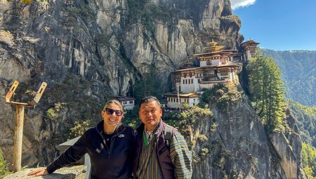 At Paro Taktsang, the TIger's Nest Monastery