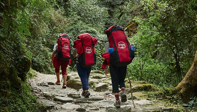 Trekking in Ghorepani, Nepal