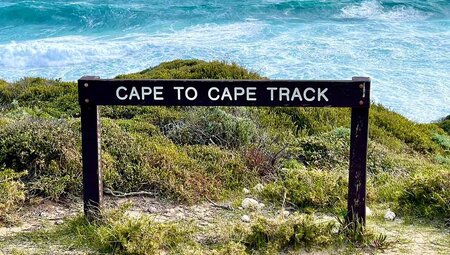 Sign leading to Cape to Cape Track, Australia