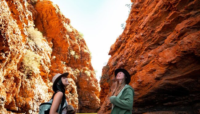 Travellers in the Red Centre, Australia