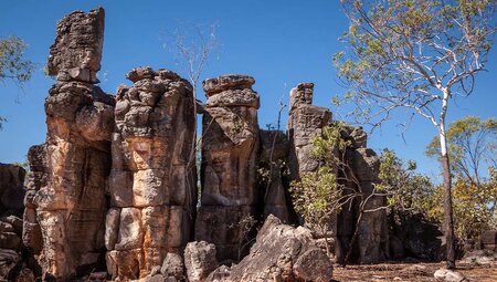 Lost City Sandstone formations found in Litchfield National Park, Australia
