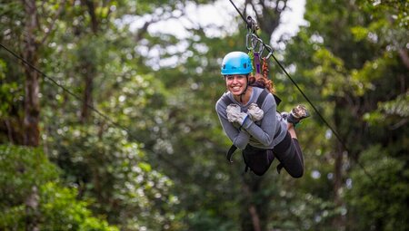 Take a zipline tour of Monteverde