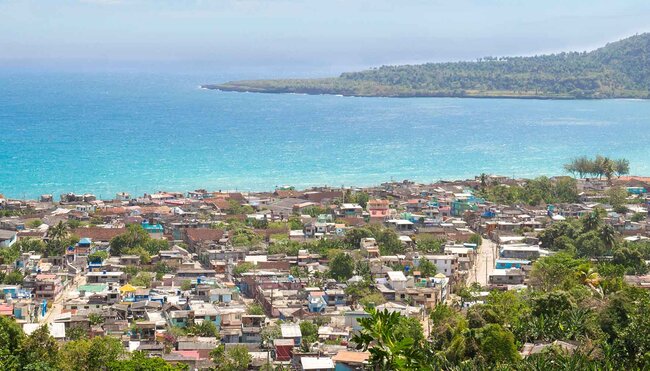 Harbour view of Baracoa town