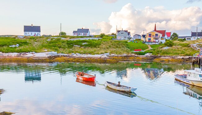 Fishing village of Peggy's Cove, Nova Scotia, Canada