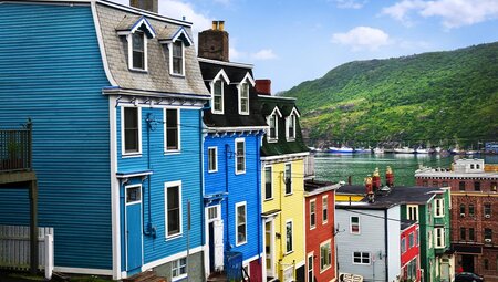 Colourful houses St John's, Newfoundland & Labrador, Canada