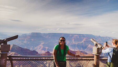 Lookout at the Grand Canyon, USA