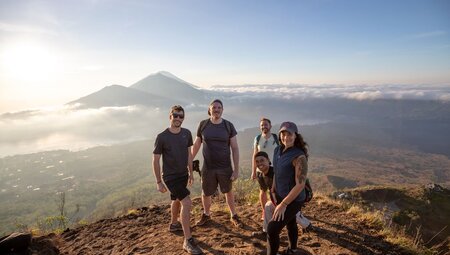 Complete a dawn hike to see the sunrise over Mt Rinjani