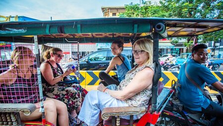 Tuk tuk Cambodia Phnom Penh Intrepid Travel