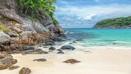 The beach at Ko Racha in Thailand is beautiful