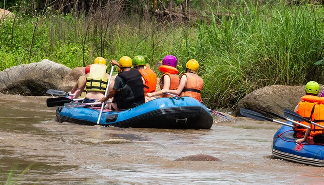 Rafting Mae Taeng River, Chiang Mai, Thailand