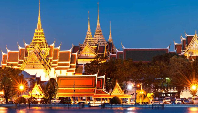 Thailand Bangkok Skylines Temples